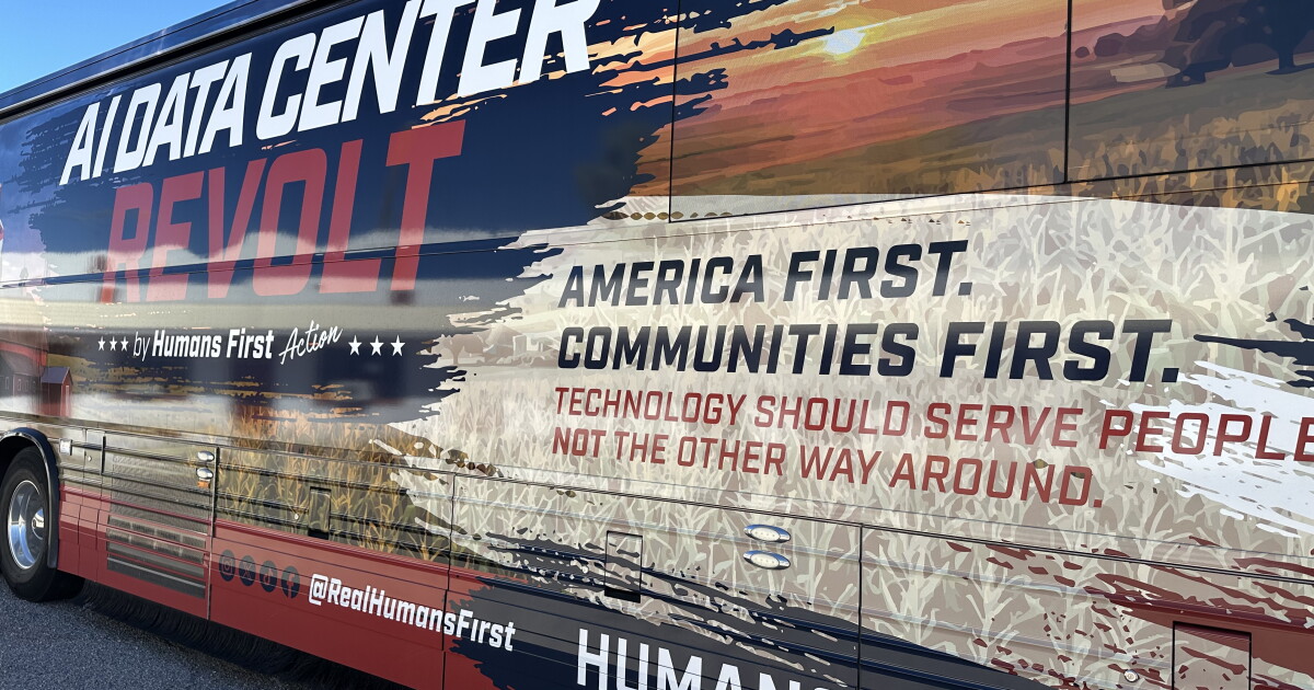 Conservative Bus Tour Targets Data Center Transparency