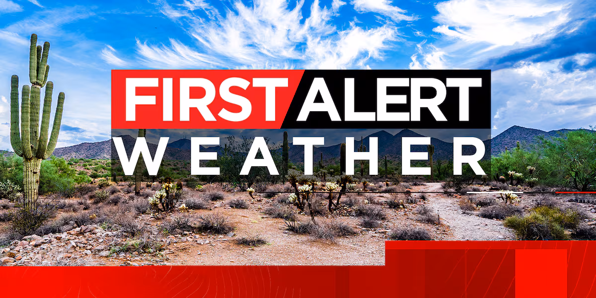 Las Vegas heat eases as weekend storm system moves in