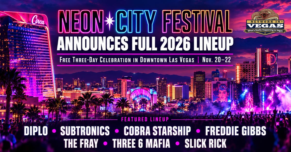 Neon City Festival unveils free 2026 lineup