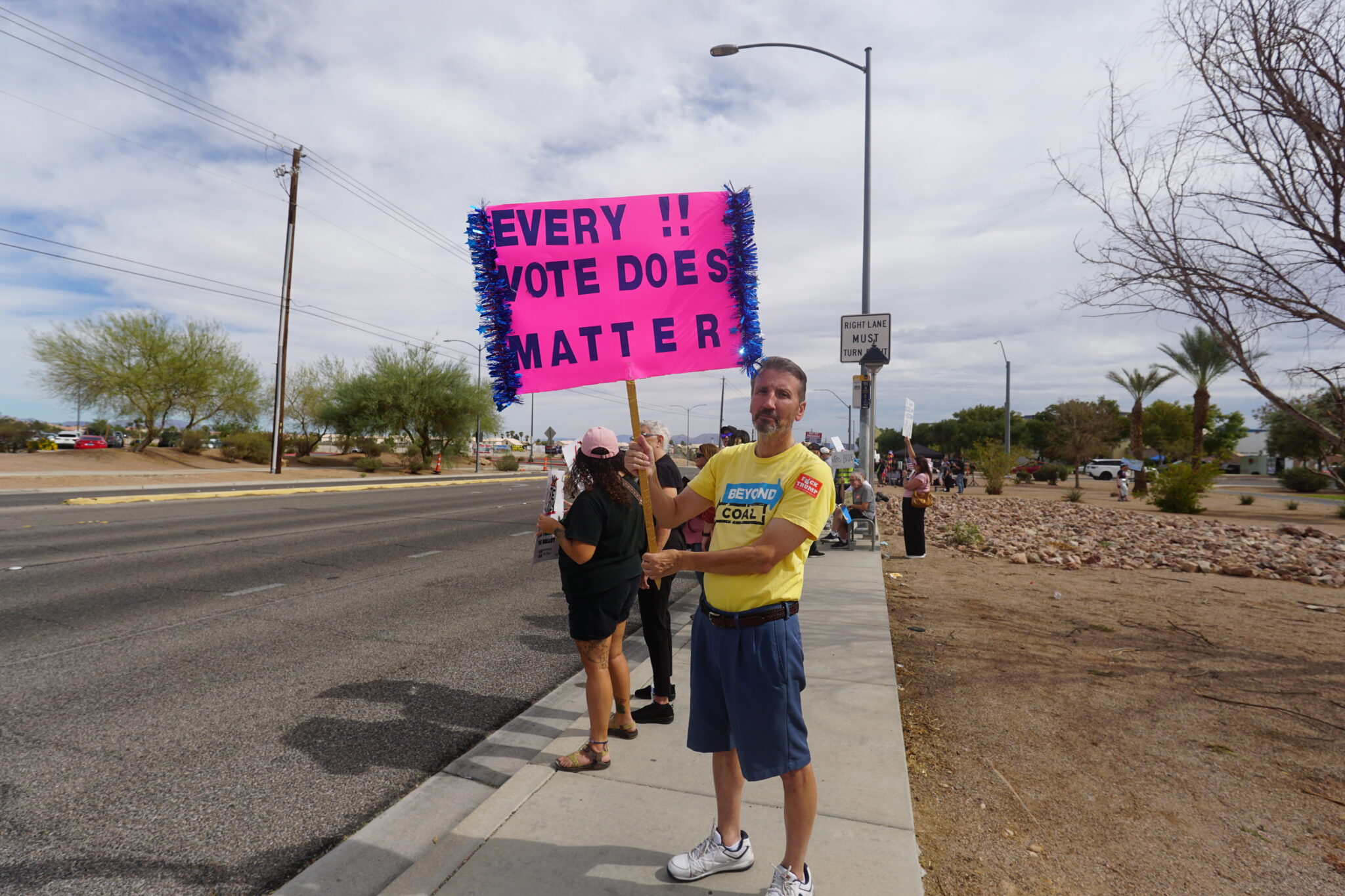 No Kings Rally Meets Early Voting in Las Vegas